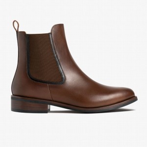 Thursday Boots Duchess Chelsea Csizma Női Walnut | RPB7397BA