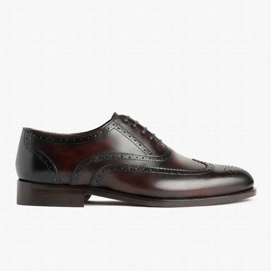 Thursday Boots Aviator Elegáns Cipő Férfi Csokoládé | EQF4810FP