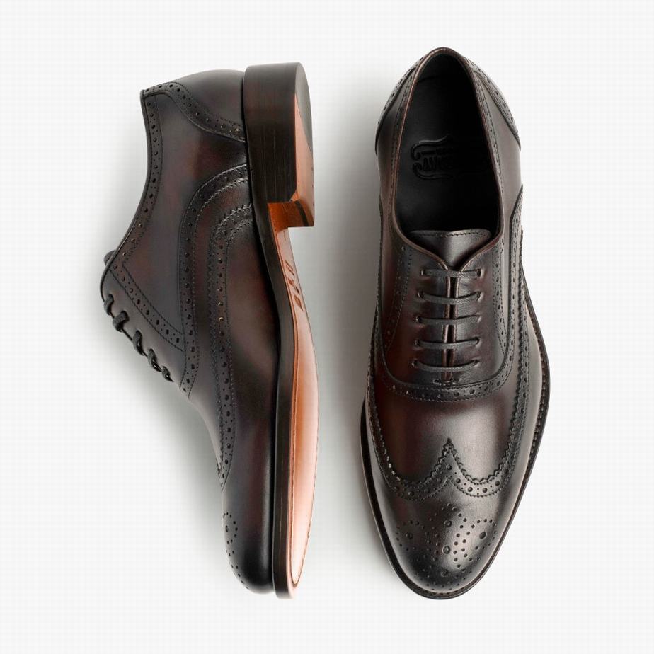 Thursday Boots Aviator Elegáns Cipő Férfi Csokoládé | EQF4810FP