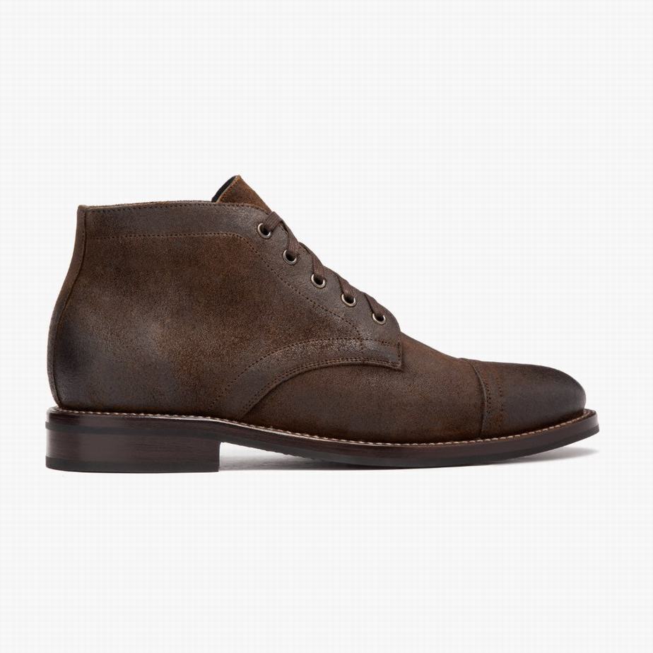 Thursday Boots Cadet Chukka Bakancs Férfi Mocha | FOS6612YD
