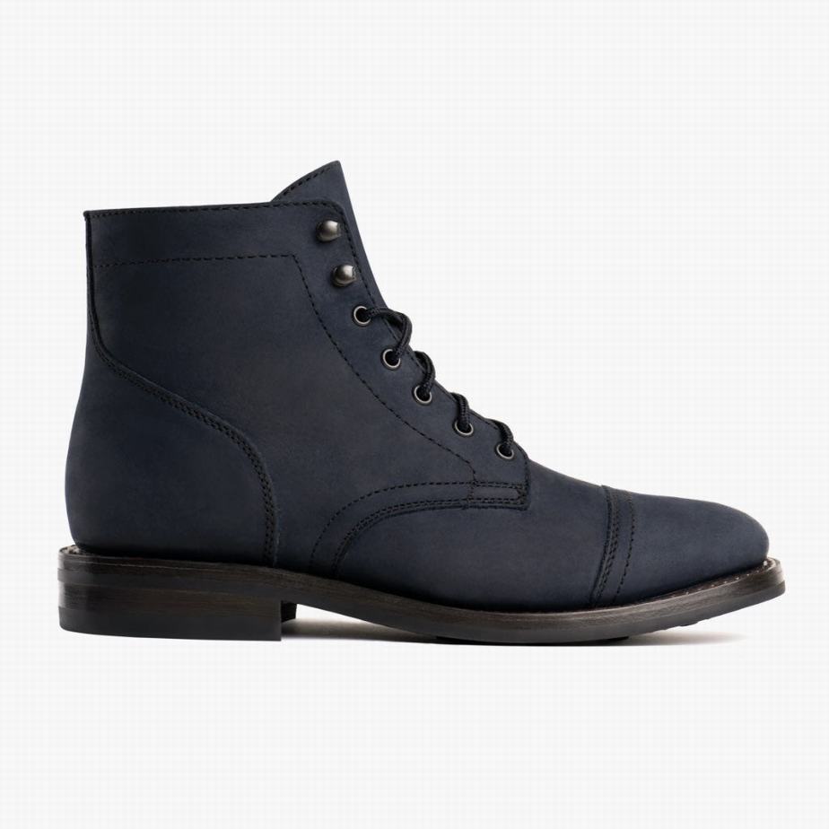 Thursday Boots Captain Fűzős Csizma Férfi Sötétkék | IKN303CN