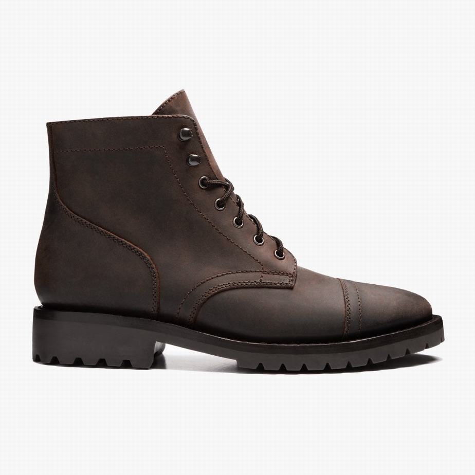 Thursday Boots Captain StormKing® Fűzős Csizma Férfi Barna | IFD681MN