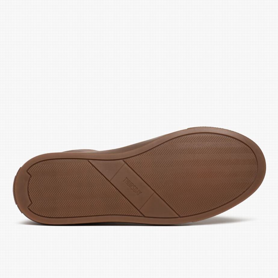 Thursday Boots Court Rövidszárú Tornacipő Férfi Toffee | LYI6667EJ