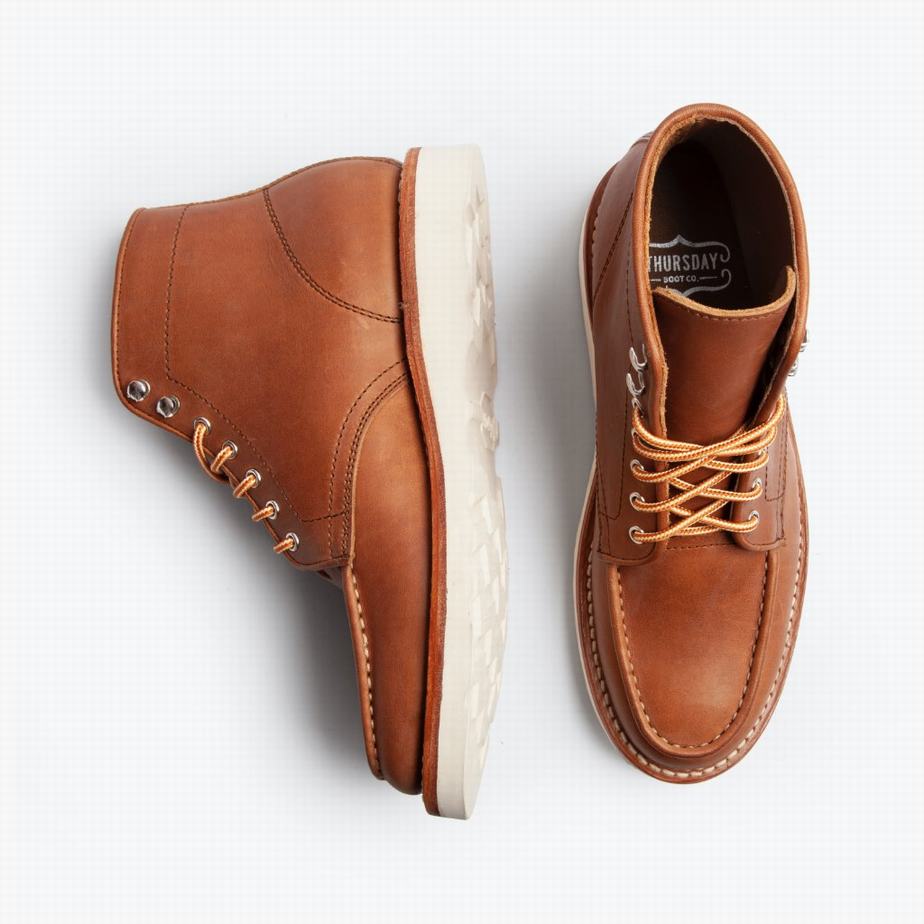 Thursday Boots Diplomat Fűzős Csizma Férfi Barna | XDX3819WH