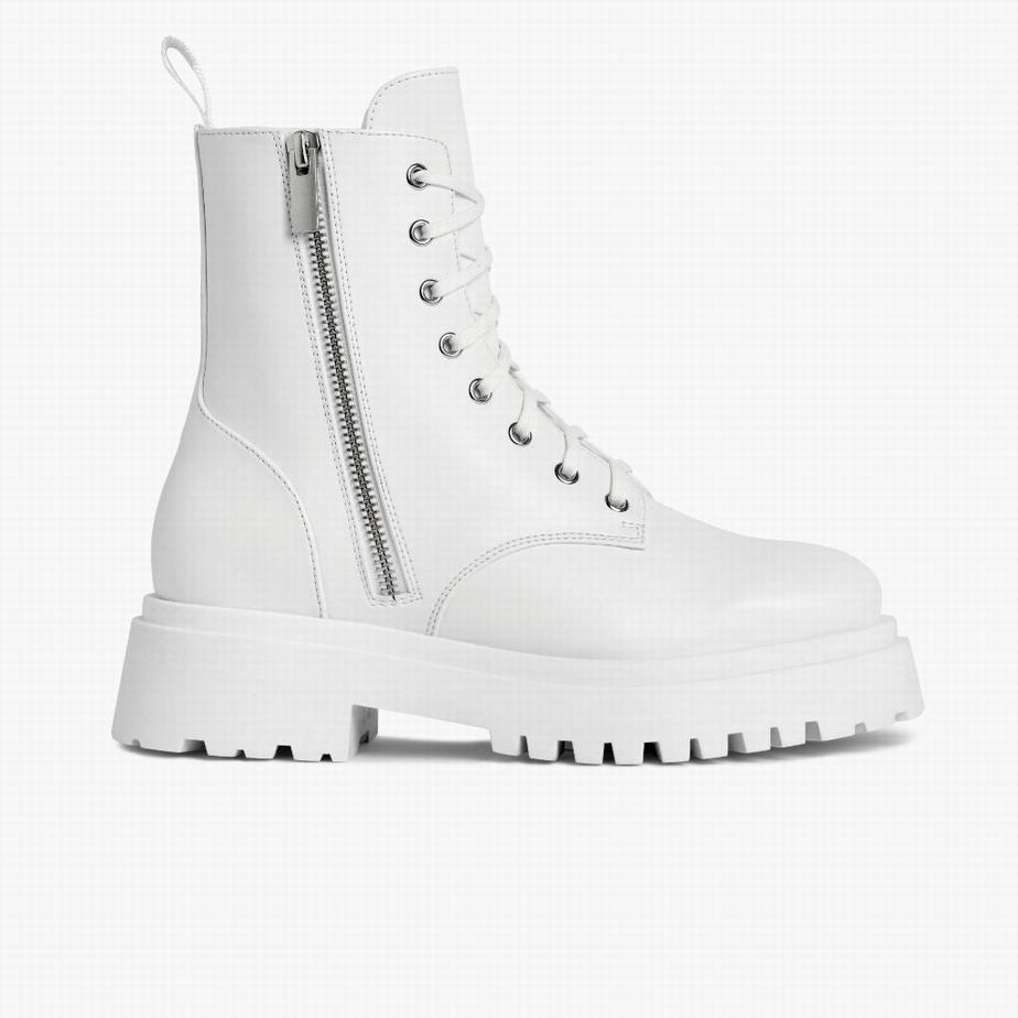 Thursday Boots Dolce Platform Csizma Női Fehér | NNJ249GO