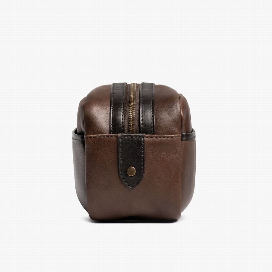 Thursday Boots Dopp Kit Toaletttáskák Férfi Csokoládé | KKV9814TP