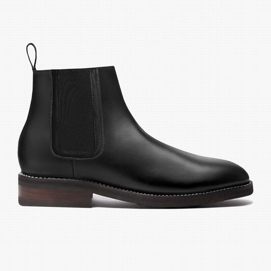 Thursday Boots Duke Chelsea Csizma Férfi Fekete | YAK431AR
