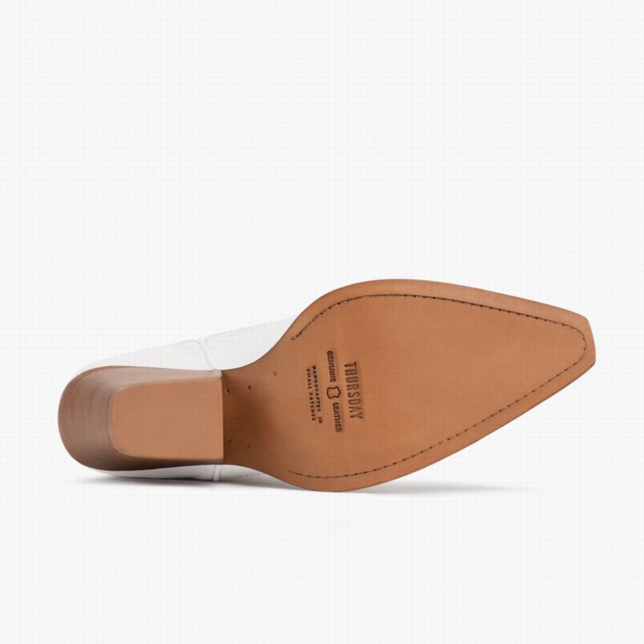 Thursday Boots Indio Western Csizma Női Fehér | FXJ8676GH