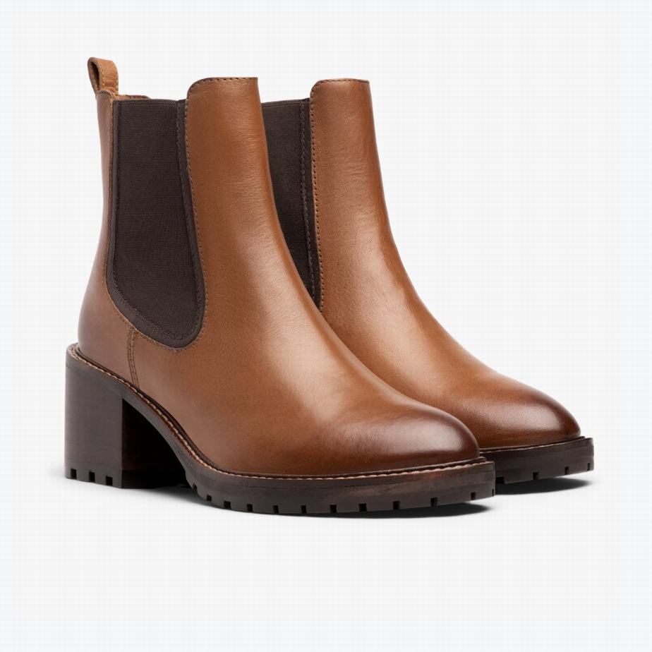Thursday Boots Knockout Chelsea Csizma Női Toffee | MGJ2186HQ