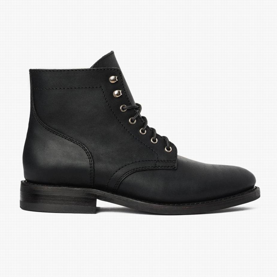 Thursday Boots President Fűzős Csizma Férfi Fekete | EXM8220VZ