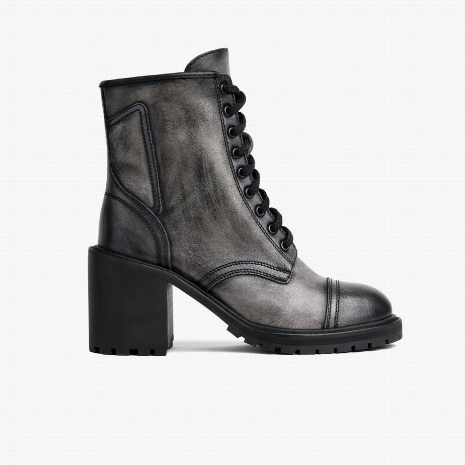Thursday Boots Rebel Fűzős Csizma Női Szürke | QNF7696CY