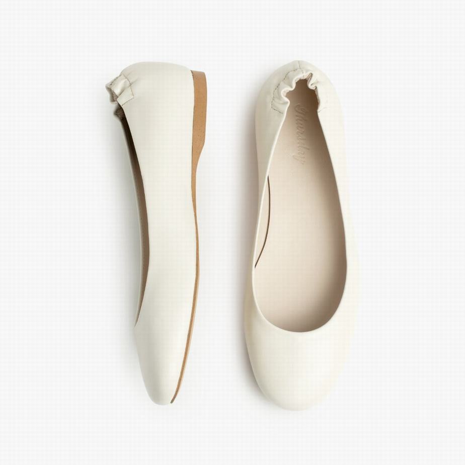 Thursday Boots Scrunch Balettcipő Női Fehér | SSM7728MJ
