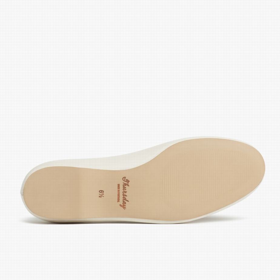 Thursday Boots Scrunch Balettcipő Női Fehér | SSM7728MJ