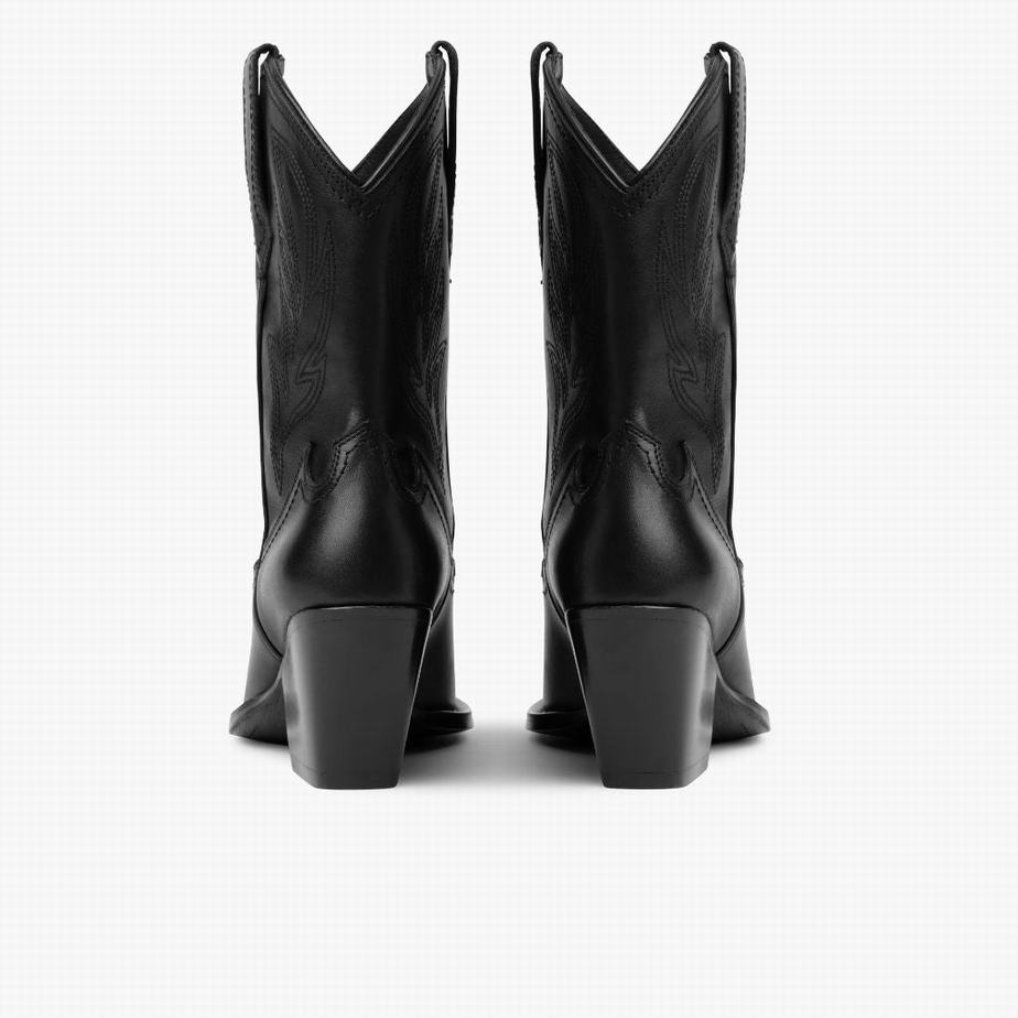 Thursday Boots Sierra Western Csizma Női Fekete | XSY9239EW