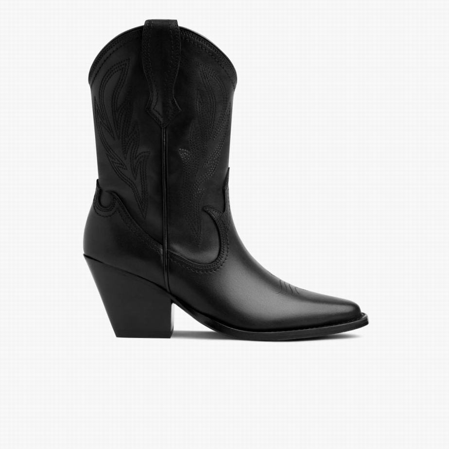 Thursday Boots Sierra Western Csizma Női Fekete | XSY9239EW