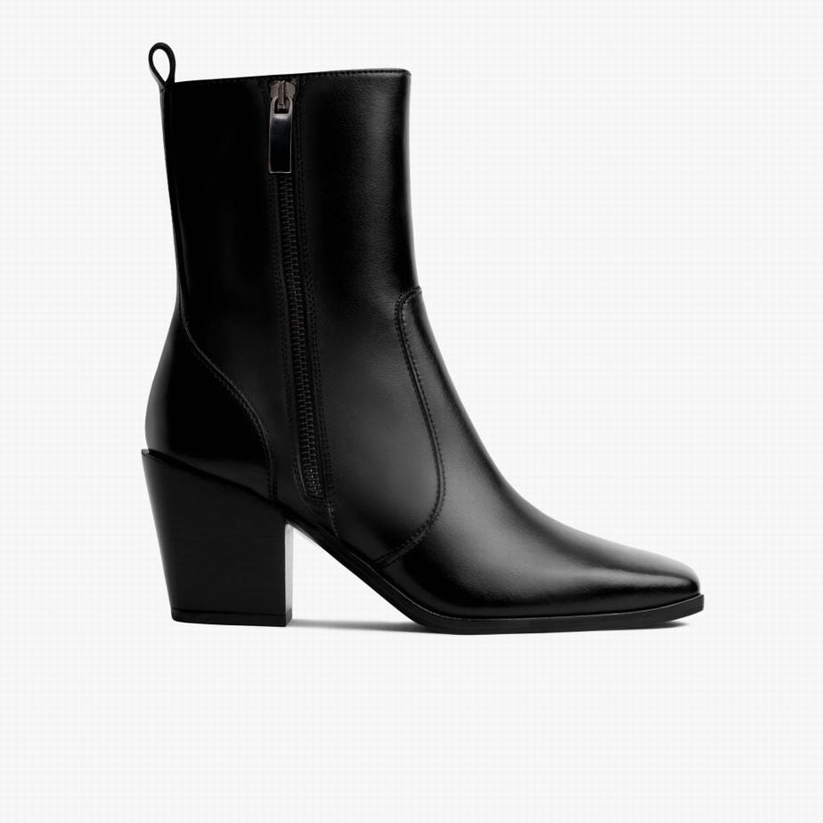 Thursday Boots Soho Zip Bakancs Női Fekete | BVK2969NV