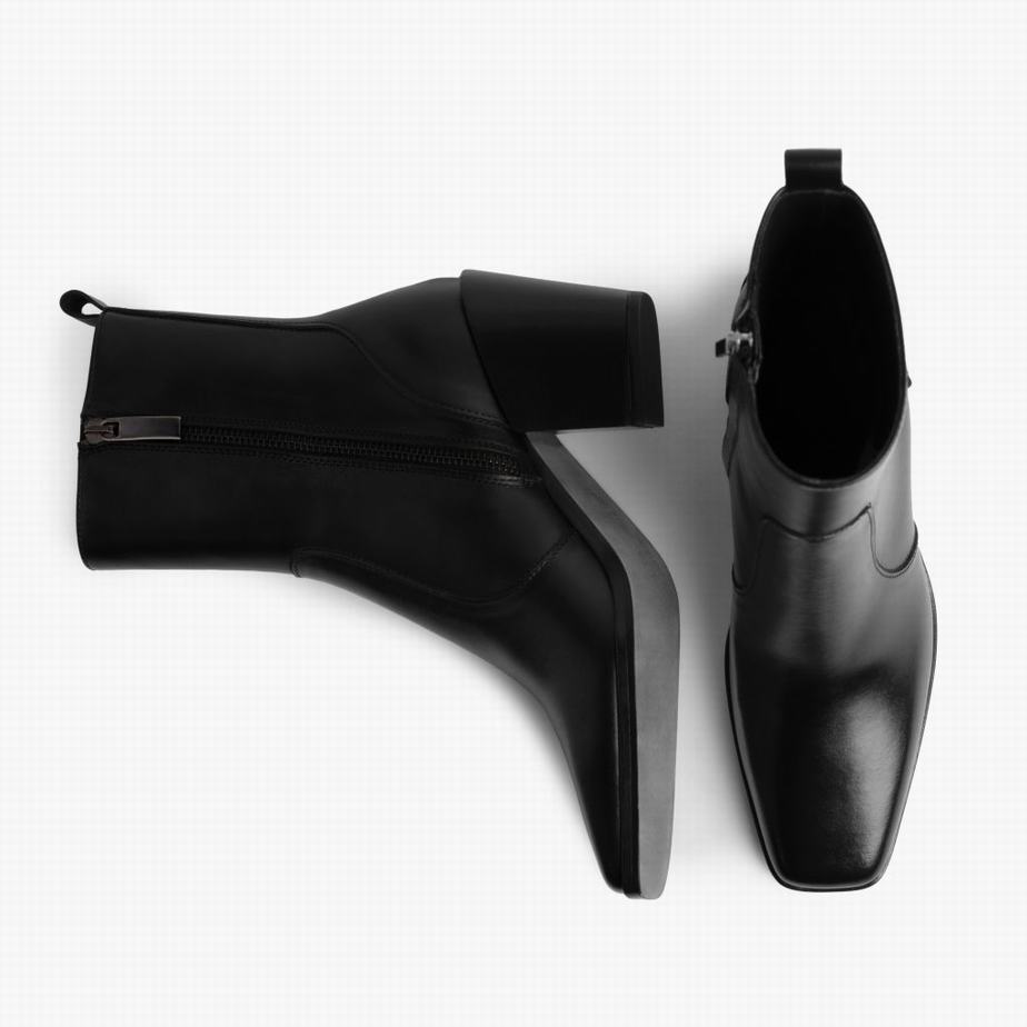 Thursday Boots Soho Zip Bakancs Női Fekete | BVK2969NV